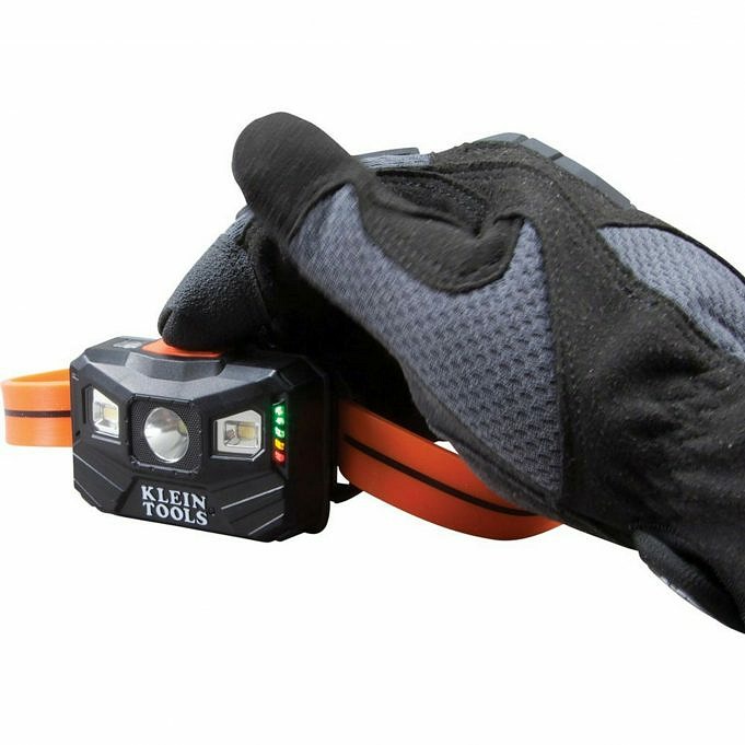 Klein Rechargeable Headlamp With Silicone Strap 56064